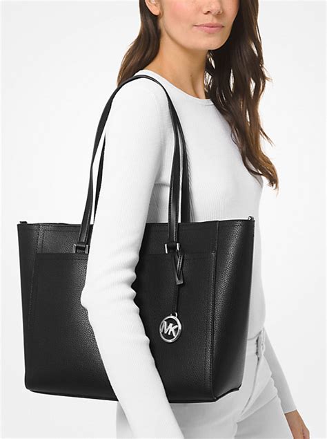 maisie large pebbled leather 3-in-1 tote bag|maisie leather bag.